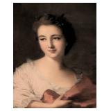 Framed Elisabeth de Bologne Portrait Print
