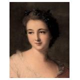 Framed Elisabeth de Bologne Portrait Print