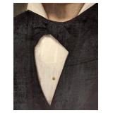 Vintage Unframed Canvas Portrait Painting