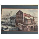 Pair of Framed Scenic Watercolor Prints