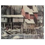 Pair of Framed Scenic Watercolor Prints