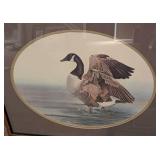 Three Framed Geese Prints
