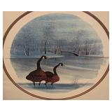 Three Framed Geese Prints