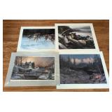 Unframed Wolves and Scenic Prints