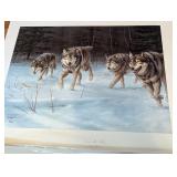 Unframed Wolves and Scenic Prints