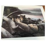 Unframed Wolves and Scenic Prints