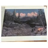 Unframed Wolves and Scenic Prints