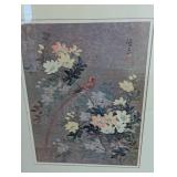 Pair of Framed Vintage Bird Prints