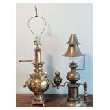 Pair of Vintage Brass Table Lamps