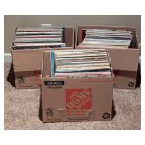 Three Boxes of Vintage Records