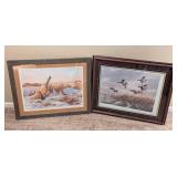 Pair of Framed Bird Prints by Killen