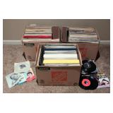 Assorted Records and 45’s