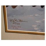 Framed Wolves Print by Michael Sieve