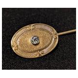 Vintage 14k Gold Stick Pin