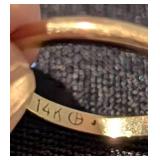 Vintage Delicate 14k Gold Band