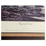 Framed Bluebill Point Print by Terry Redlin