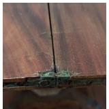 Vintage Wood Pedestal Table