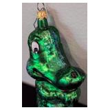 Christopher Radko Croc Cutie Glass Ornament