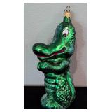 Christopher Radko Croc Cutie Glass Ornament