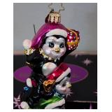 Christopher Radko Stacked Penguins Ornament