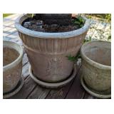 Assorted Plaster Planters