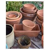 Assorted Terracotta Planters and More