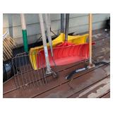 Assorted Rake and Shovels