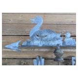 Metal Duck Motiff Weathervane