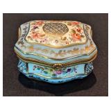 Pair of Vintage Limoges Trinket Boxes