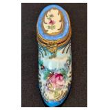 Pair of Vintage Limoges Trinket Boxes