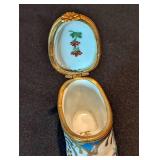 Pair of Vintage Limoges Trinket Boxes