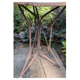 Tile Topped Patio Accent Table