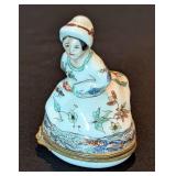 Vintage French Chantilly Bonbonniere Trinket Box