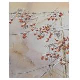 Framed Watercolor Painting by J. McWethy