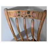 Vintage Painted Wood Chair