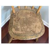 Vintage Painted Wood Chair