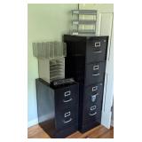 Assorted Files and File Cabinets