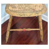 Vintage Painted Wood Chair