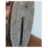 Pair of Vintage Wood Duck Decoys with Glass Eyes