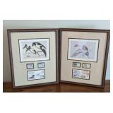 Pair of Framed Duck Stamp Prints