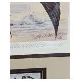 Pair of Framed Duck Stamp Prints