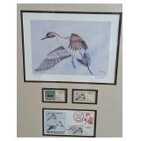 Pair of Framed Duck Stamp Prints