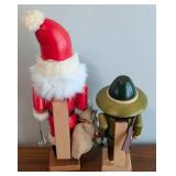 Pair of Vintage Wood Nutcrackers