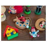 Assorted Vintage Wood Ornaments