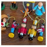 Assorted Vintage Wood Ornaments