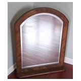 Wood Wall Mirror with Shelf
