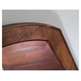 Wood Wall Mirror with Shelf