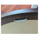 Wood Wall Mirror with Shelf