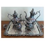 Vintage Silver Plated Tea Set