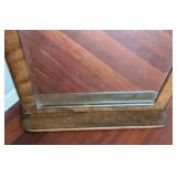 Wood Wall Mirror with Shelf